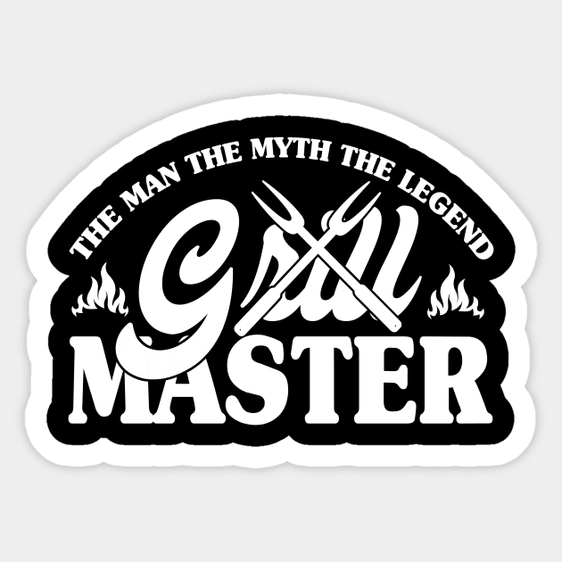 bbq grill master Sticker by Graffik-Peeps